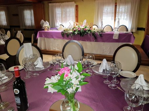 Decoración de una boda